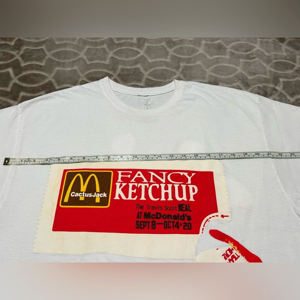 Cactus Jack x McDonald’s “Fancy Ketchup” Tee by Travis Scott - Picture 8 of 9
